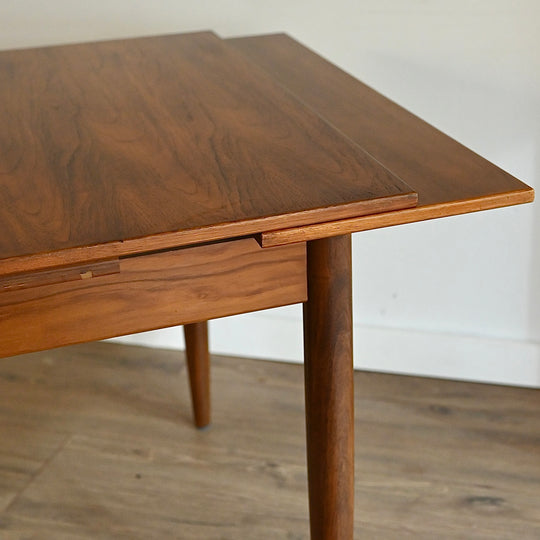 Mid Century Teak Mid Century Extendable Dining Table