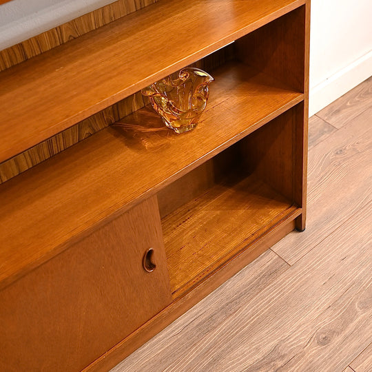 Mid Century Teak Sideboard Bookcase Bookshelf Shelving