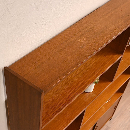 Mid Century Teak Sideboard Bookcase Bookshelf Shelving