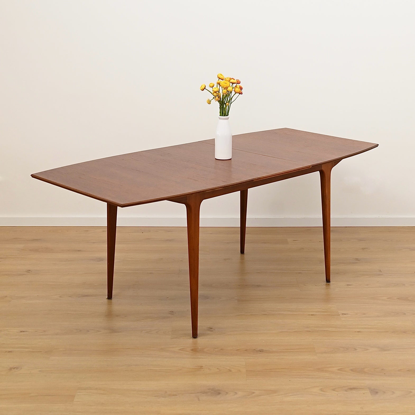 Mid Century Teak Extendable Dining Table by McIntosh of Scotland