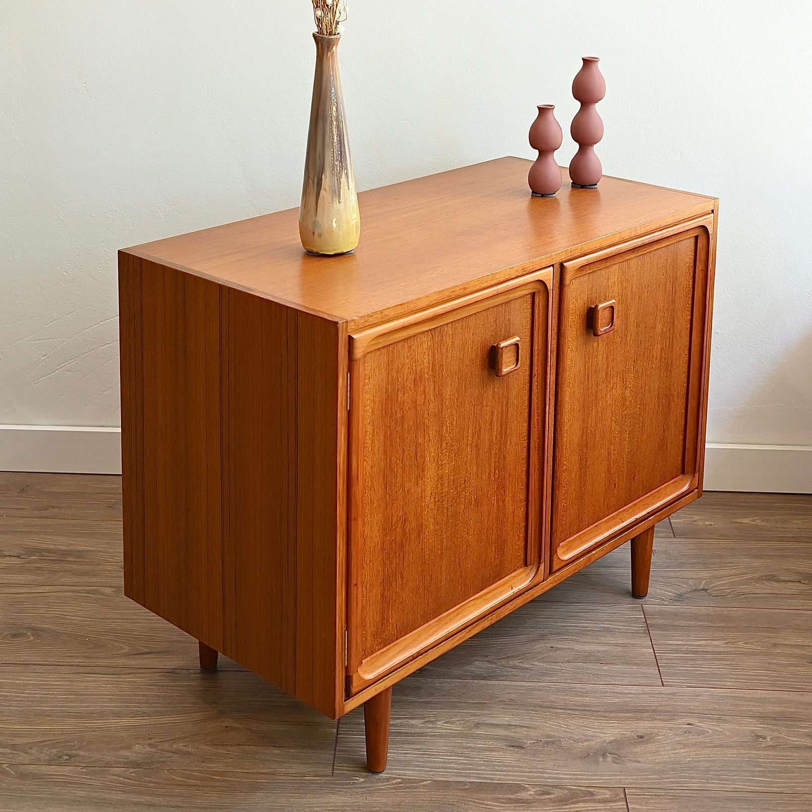Parker Teak Mid Century Sideboard LP Record Cabinet