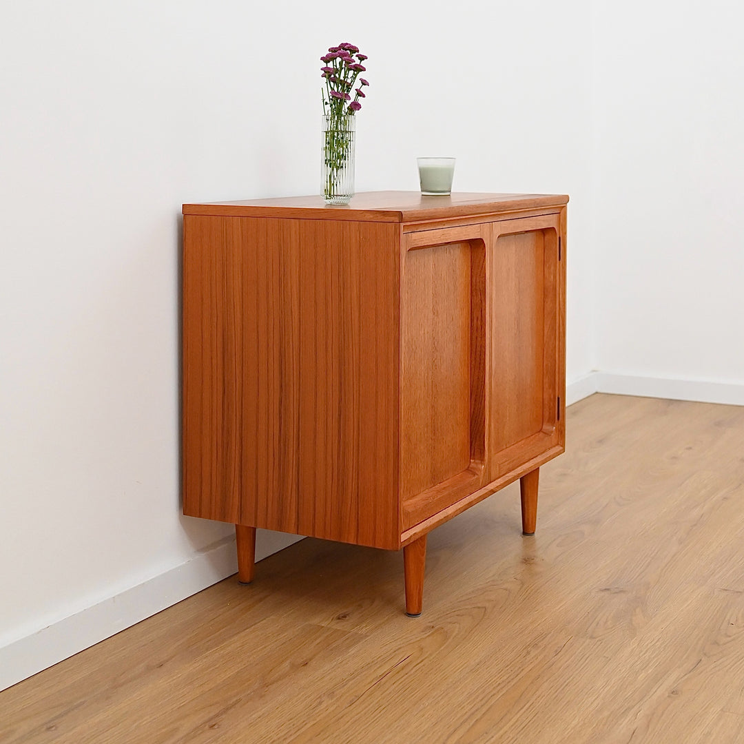 Mid Century Teak Sideboard LP Record Cabinet by Chiswell