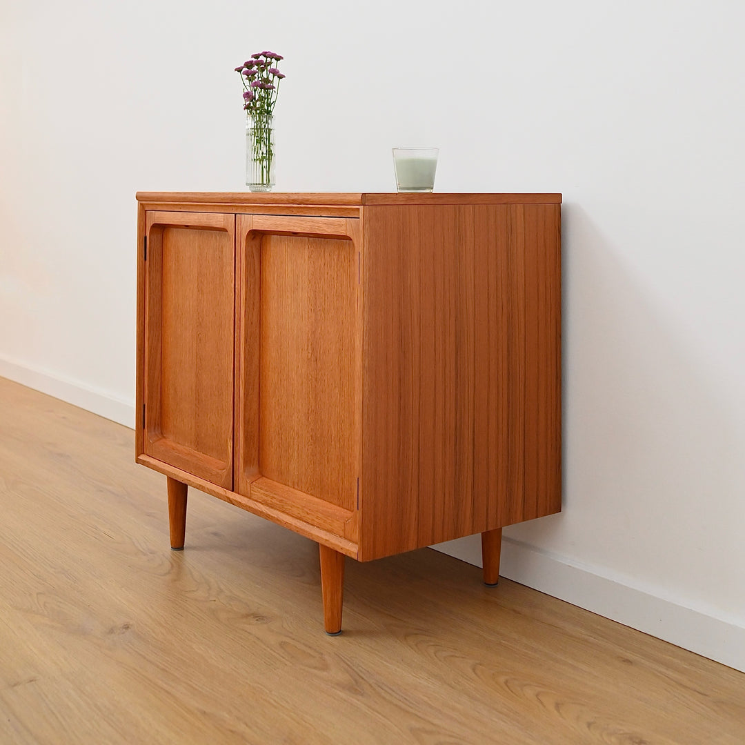 Mid Century Teak Sideboard LP Record Cabinet by Chiswell