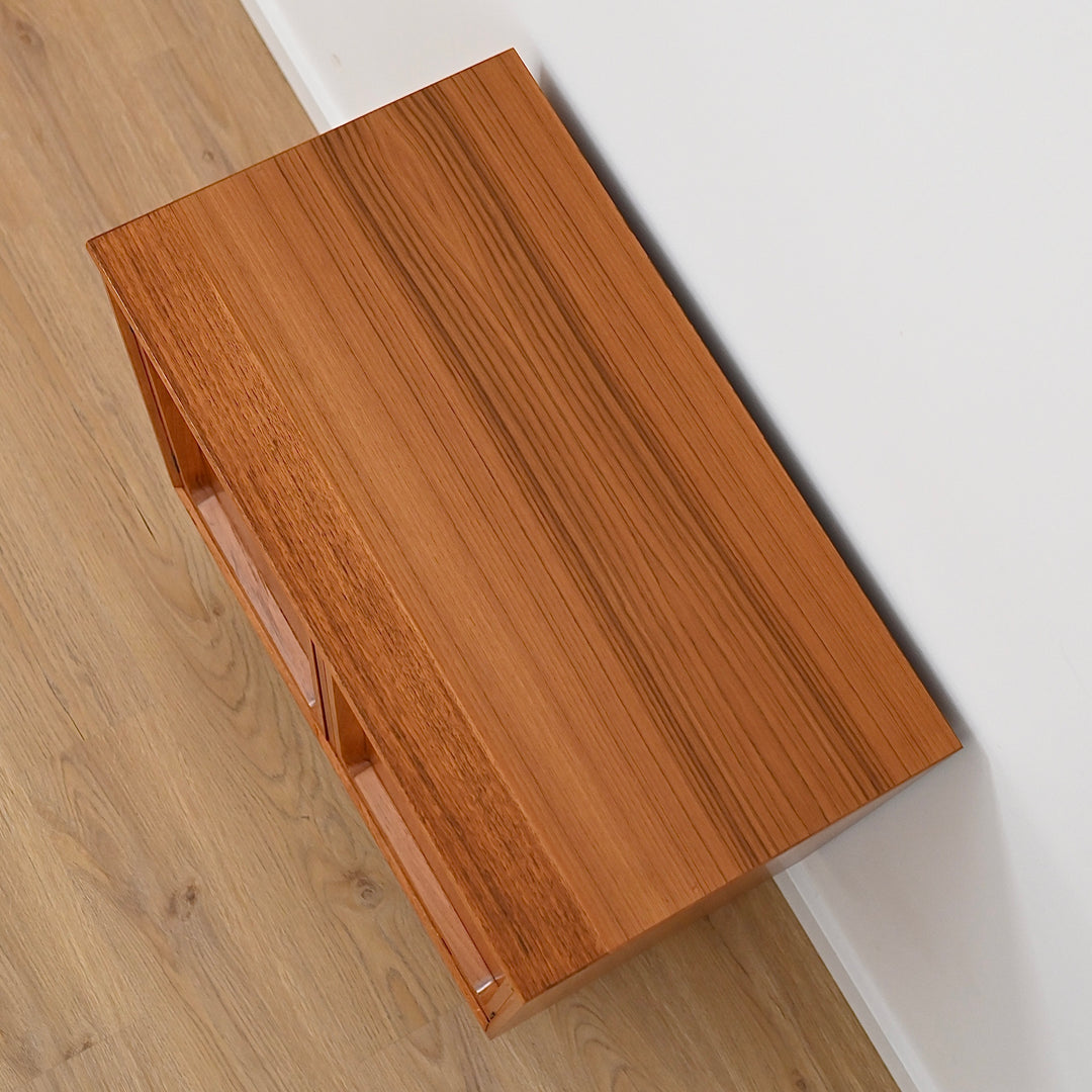 Mid Century Teak Sideboard LP Record Cabinet by Chiswell