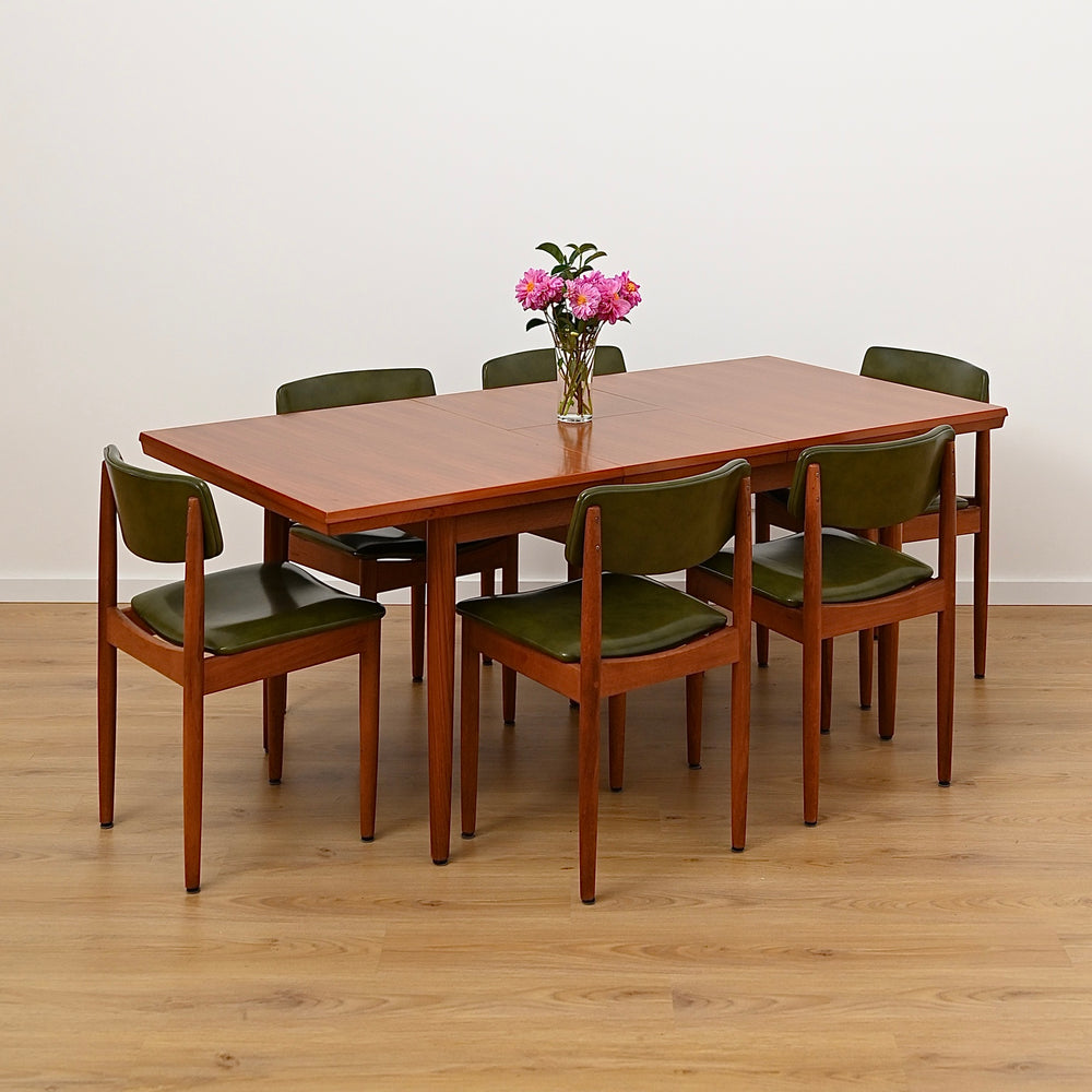 Mid Century Teak Extendable Dining Table by Chiswell