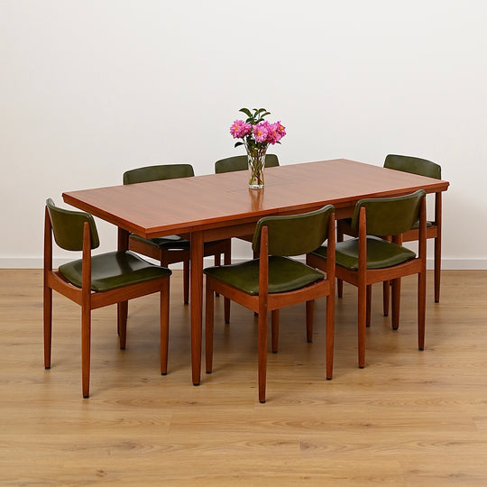 Mid Century Teak Extendable Dining Table by Chiswell