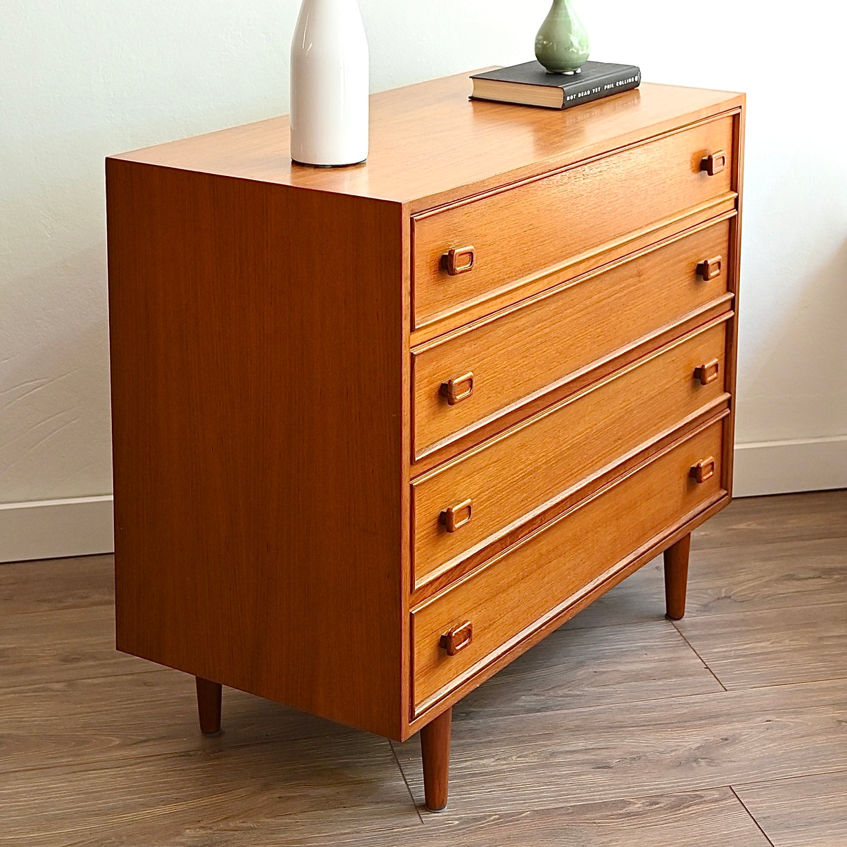 Parker Teak Mid Century Dresser Drawers Sideboard