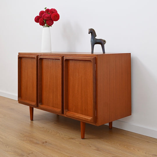Mid Century Teak Sideboard LP Record Cabinet by Chiswell