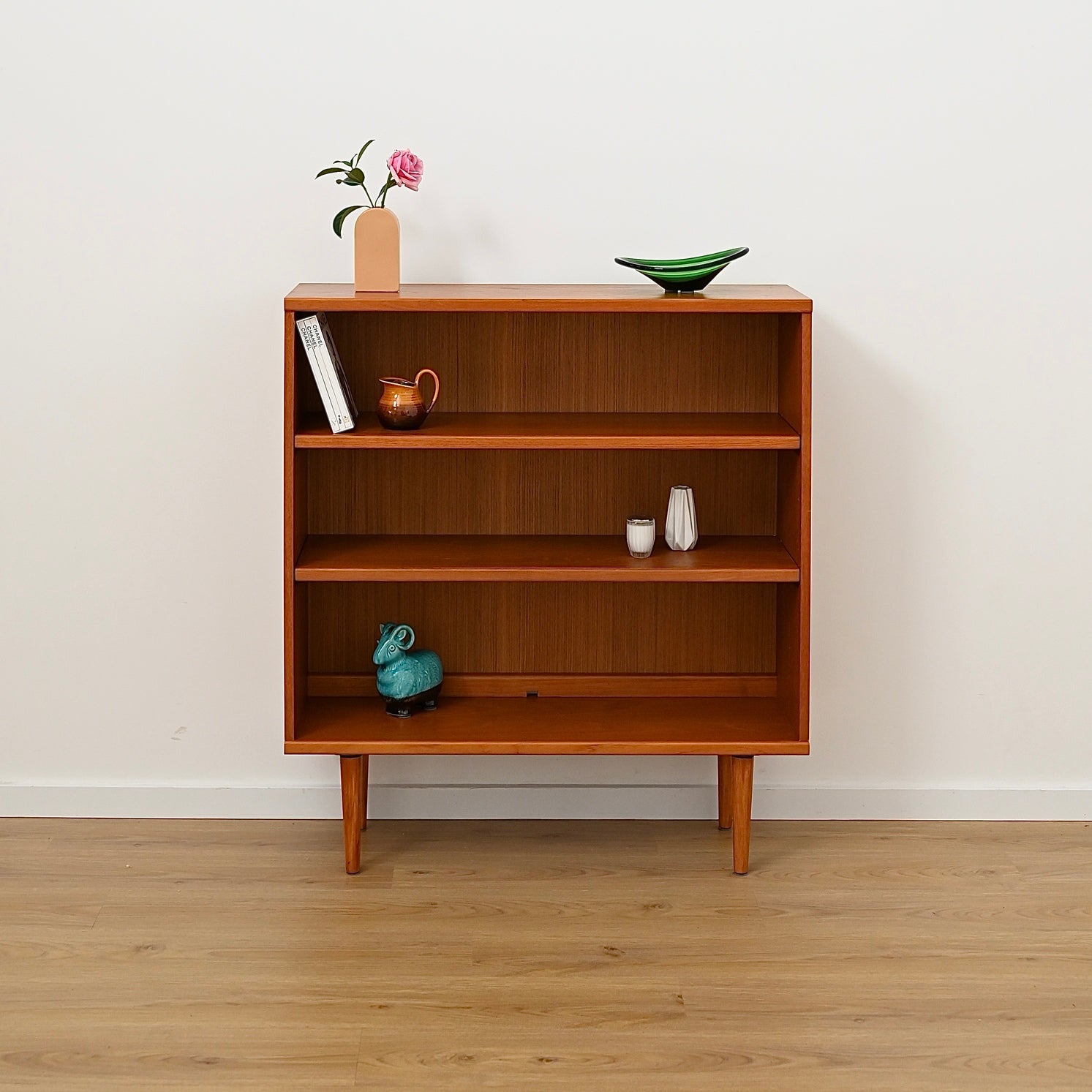 Mid Century Teak Bookshelf Bookcase by Noblett