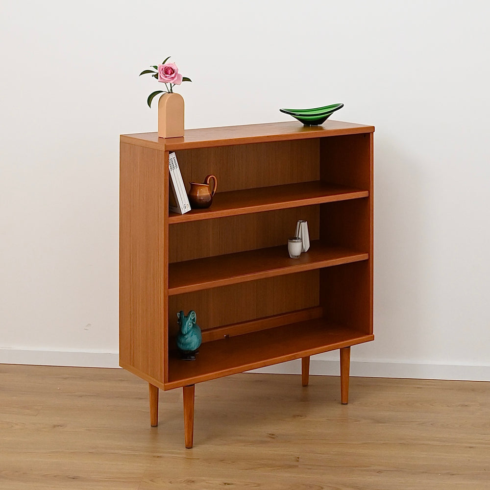 Mid Century Teak Bookshelf Bookcase by Noblett