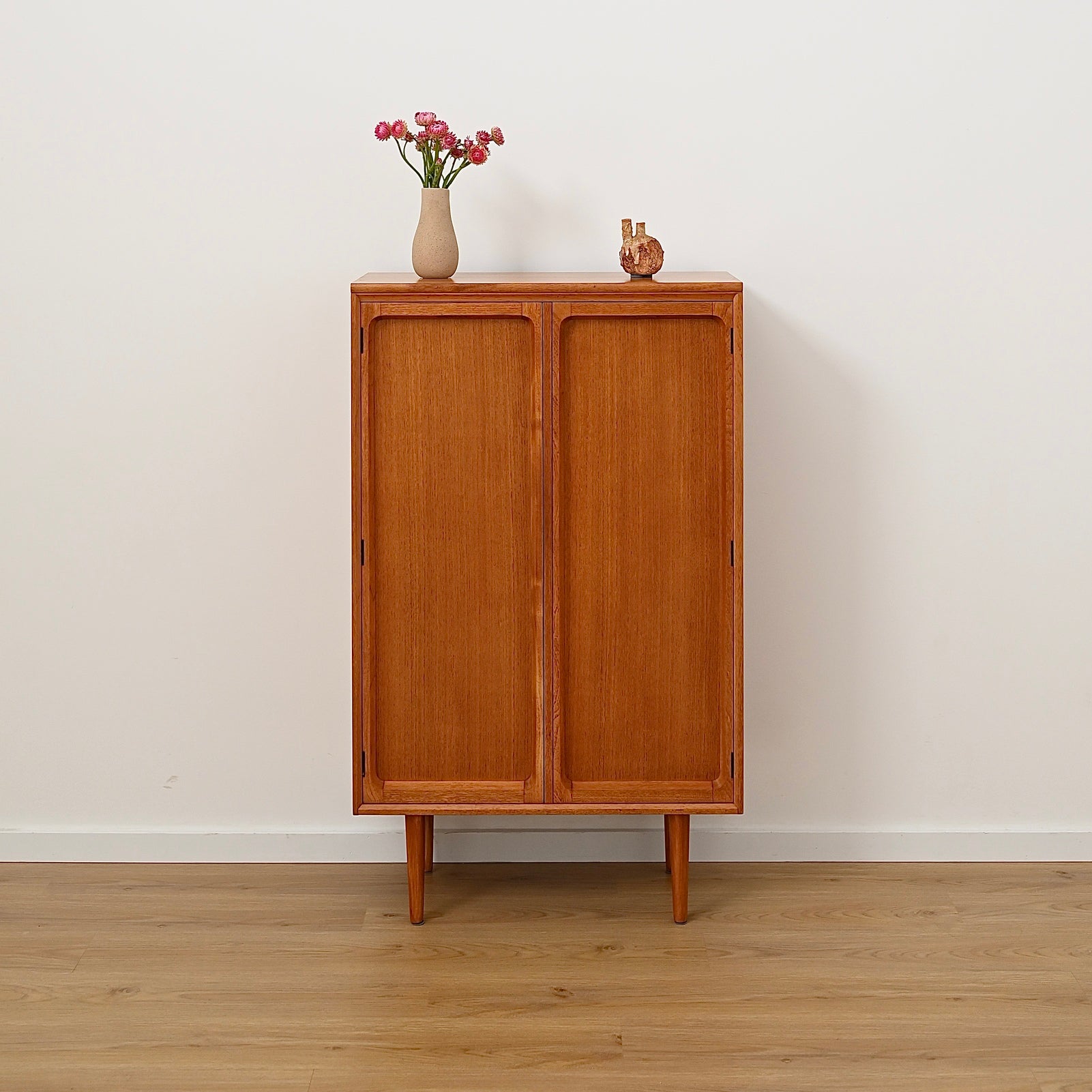 Mid Century Teak Sideboard Bookshelf Cabinet by Chiswell
