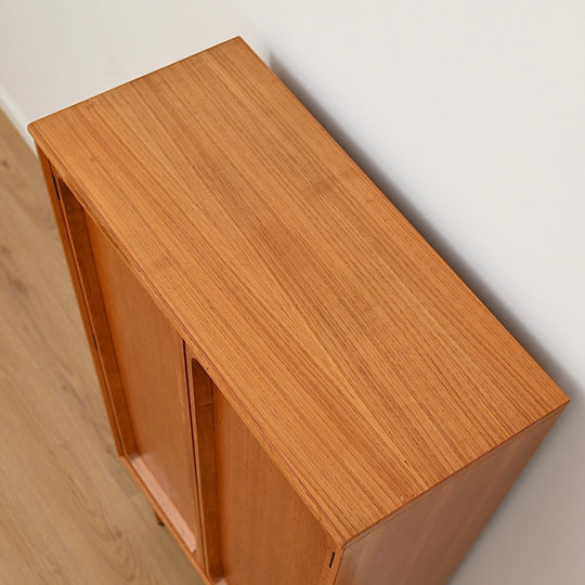 Mid Century Teak Sideboard Bookshelf Cabinet by Chiswell
