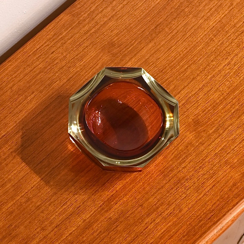 Vintage Mid Century Italian Glass Bowl or Ashtray