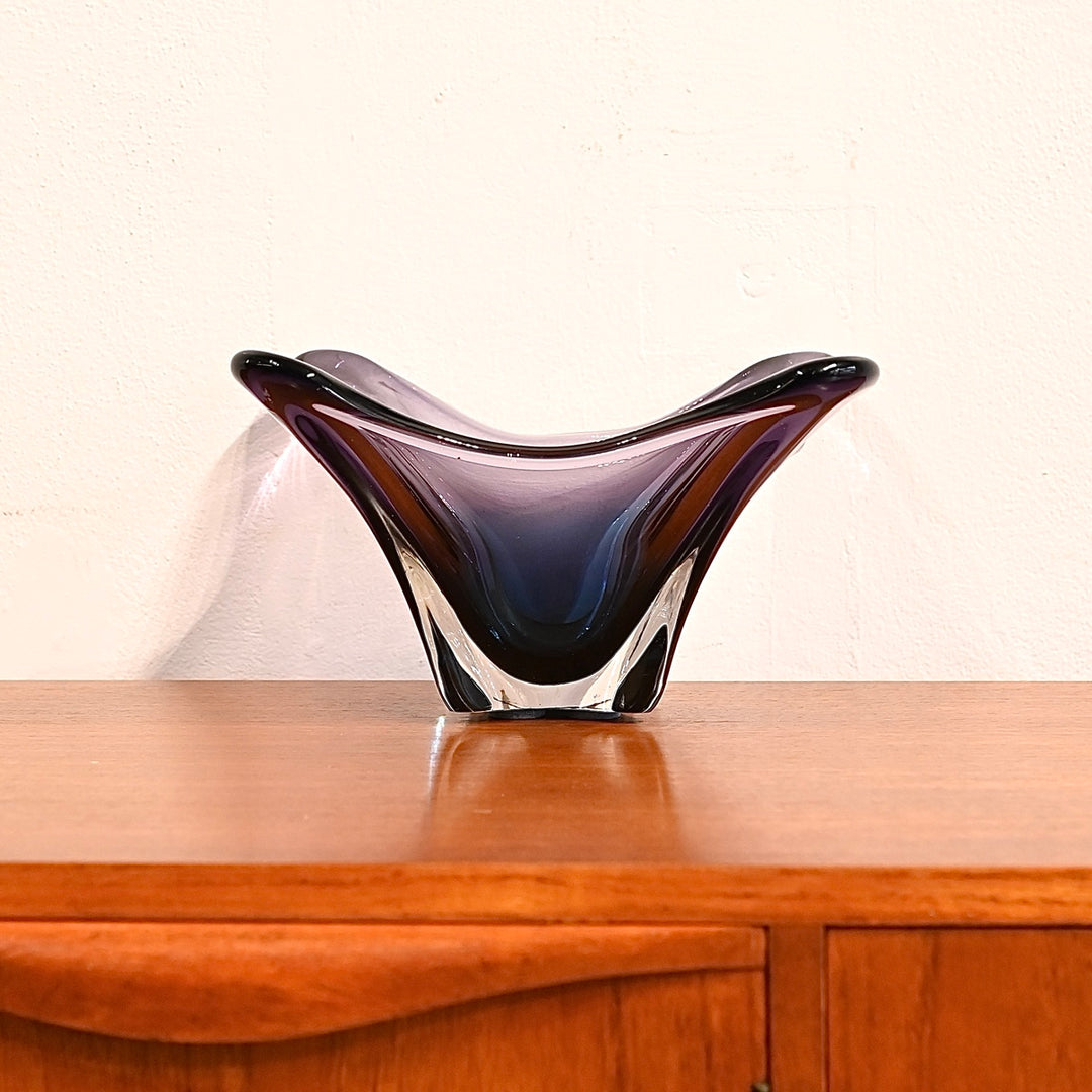 Vintage Mid Century Murano Italian Glass Bowl