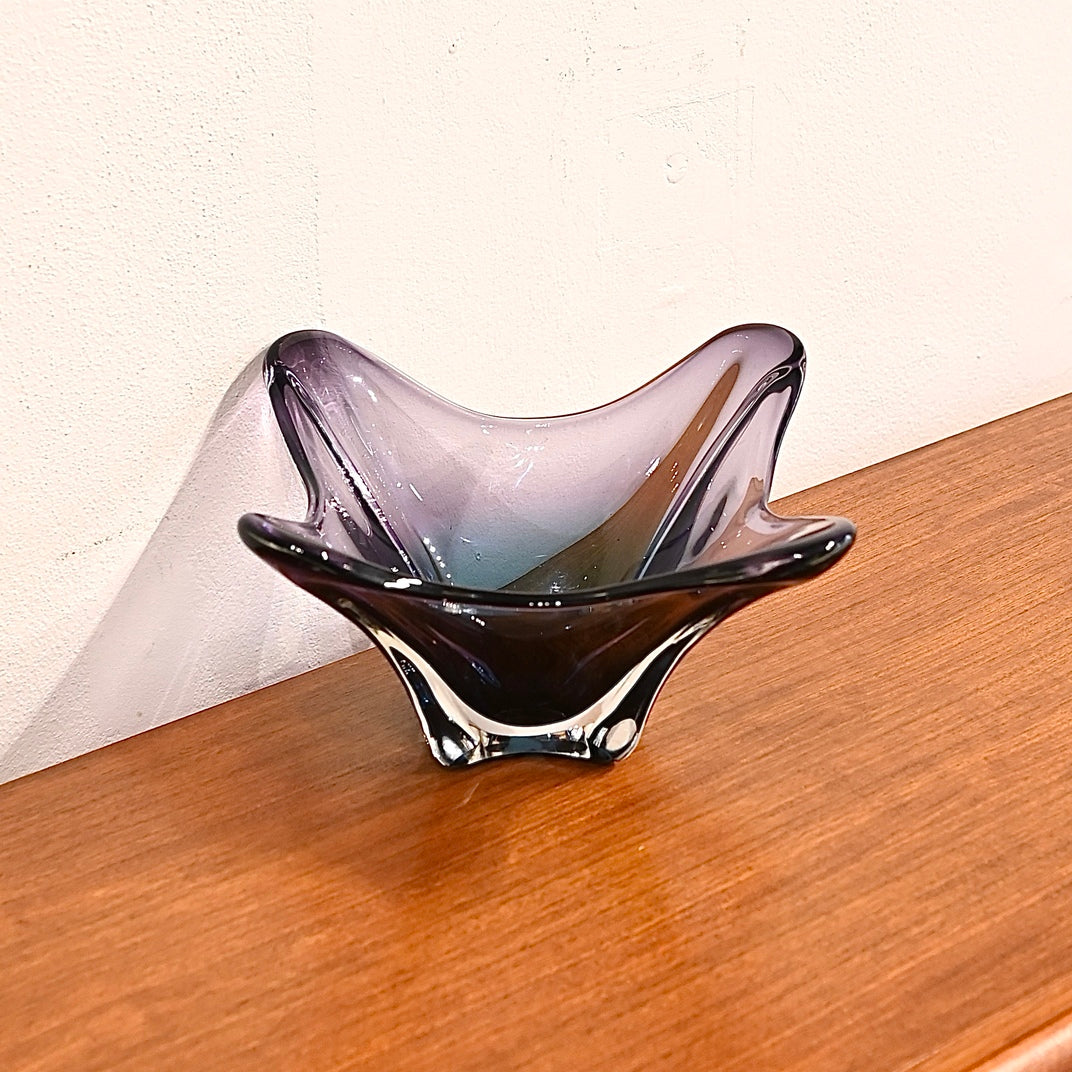 Vintage Mid Century Murano Italian Glass Bowl