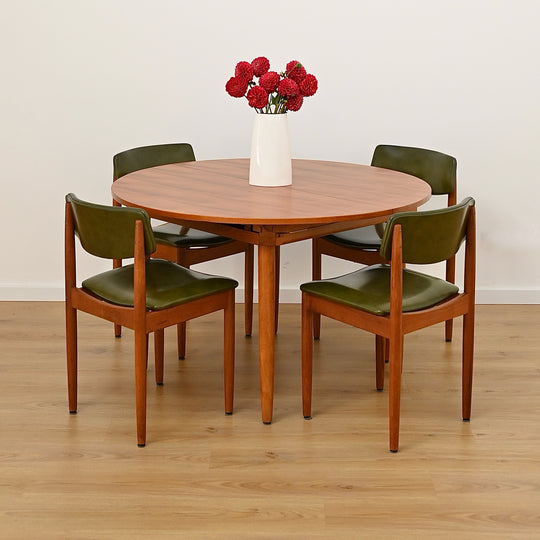 Mid Century Teak Extendable Dining Table by Chiswell