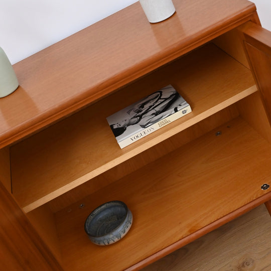 Mid Century Teak Sideboard LP Record Cabinet by Chiswell