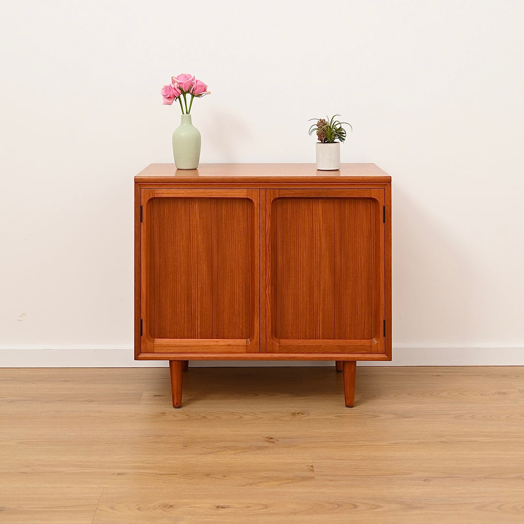 Mid Century Teak Sideboard LP Record Cabinet by Chiswell