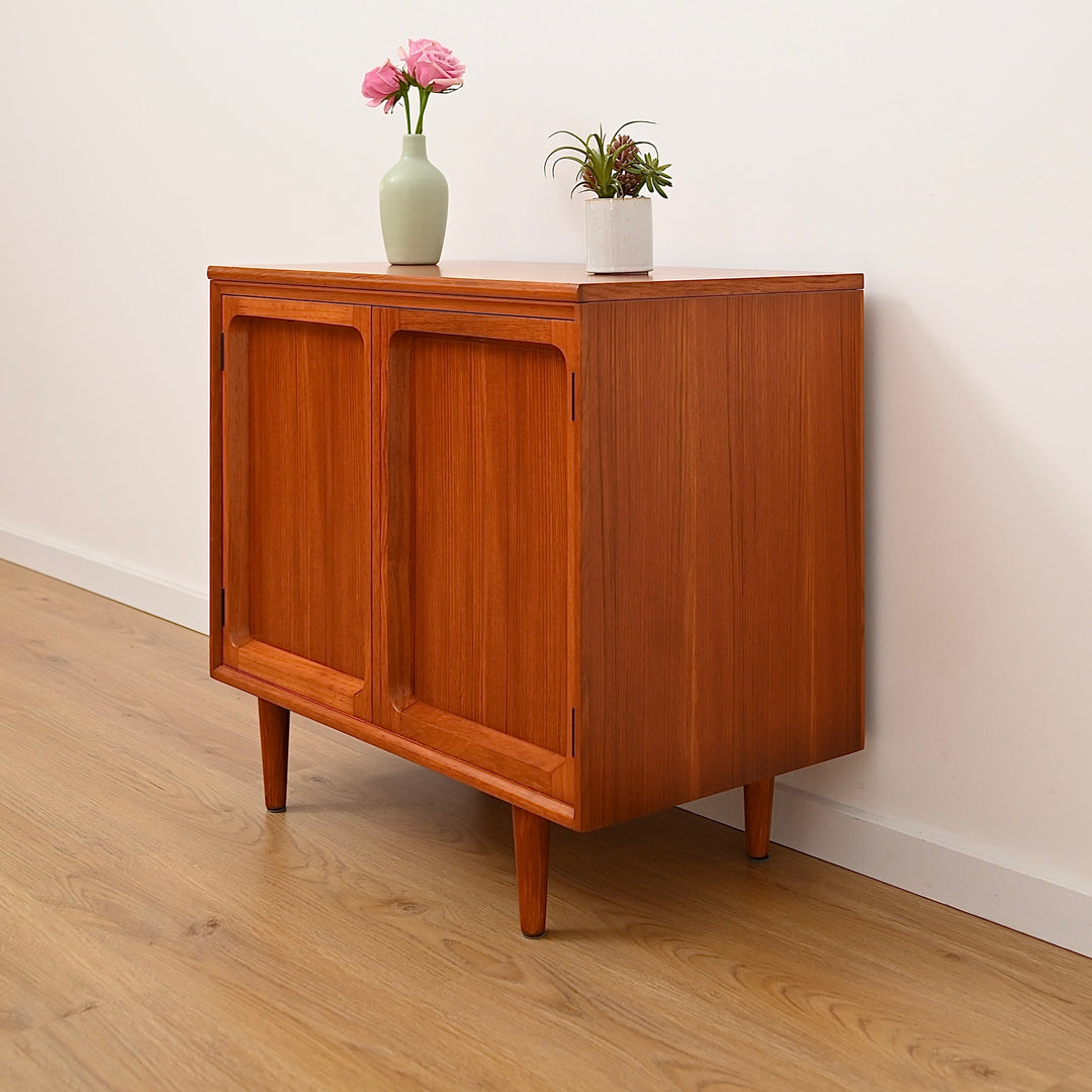 Mid Century Teak Sideboard LP Record Cabinet by Chiswell