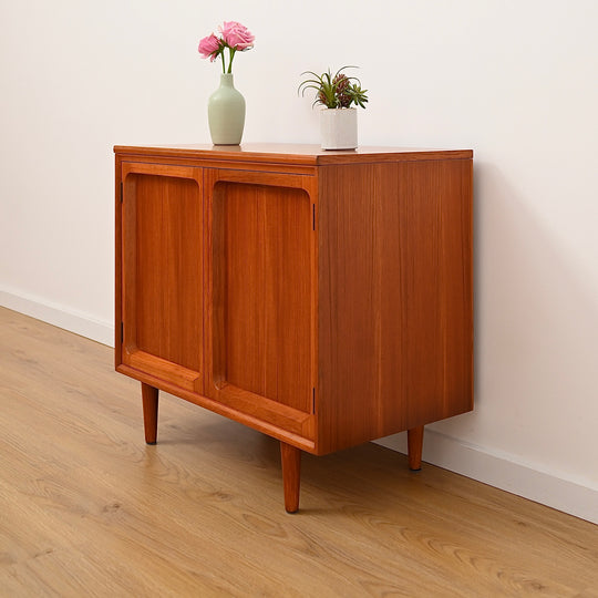 Mid Century Teak Sideboard LP Record Cabinet by Chiswell