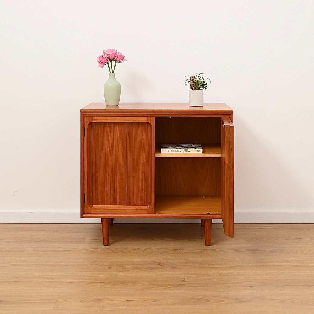 Mid Century Teak Sideboard LP Record Cabinet by Chiswell