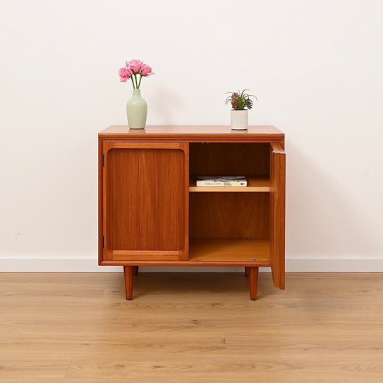 Mid Century Teak Sideboard LP Record Cabinet by Chiswell