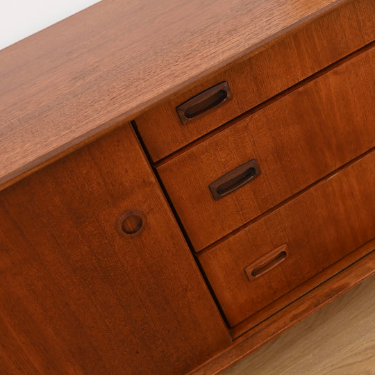 Mid Century Teak Sideboard Credenza by Punch Designs