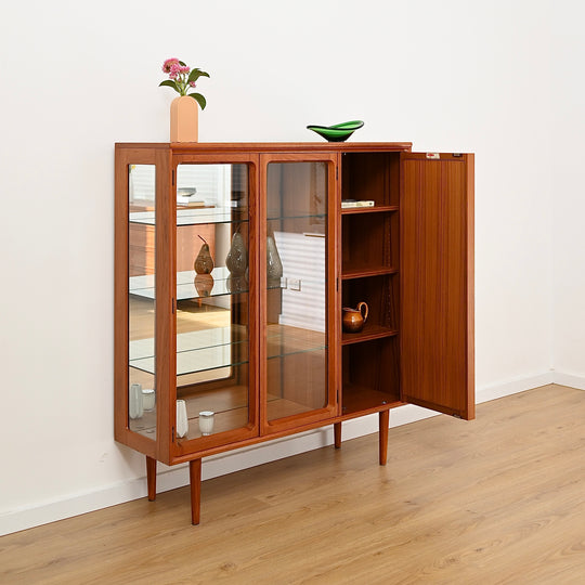 Mid Century Teak Display Cabinet by Chiswell