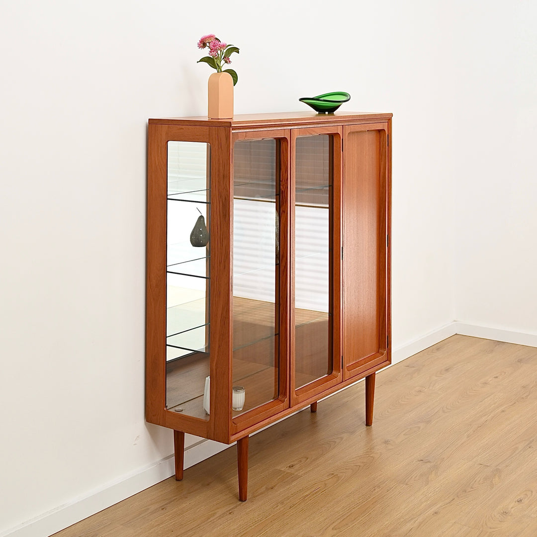 Mid Century Teak Display Cabinet by Chiswell