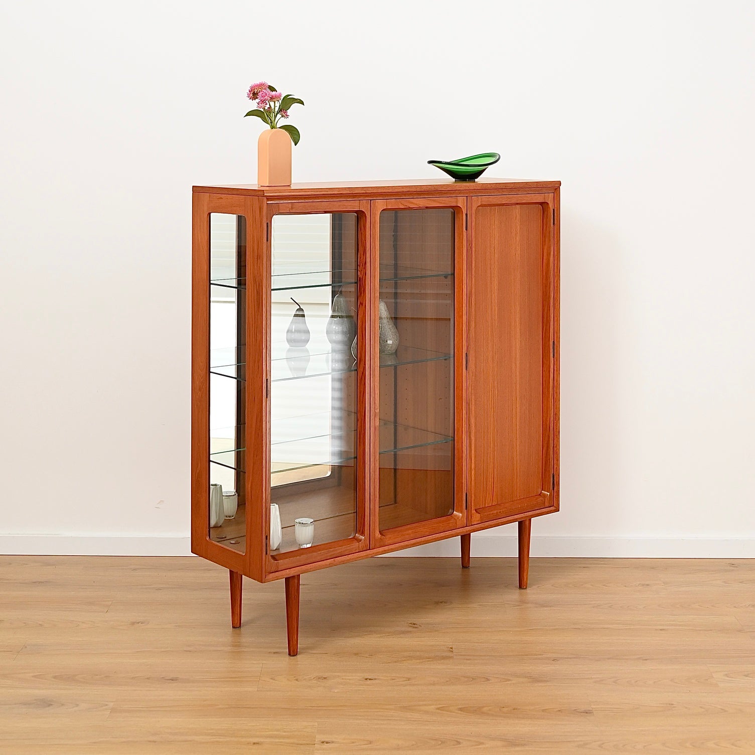 Mid Century Teak Display Cabinet by Chiswell