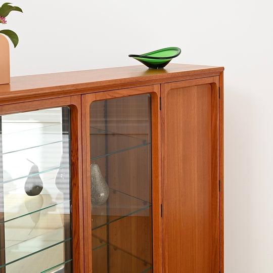 Mid Century Teak Display Cabinet by Chiswell