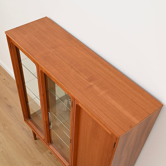 Mid Century Teak Display Cabinet by Chiswell