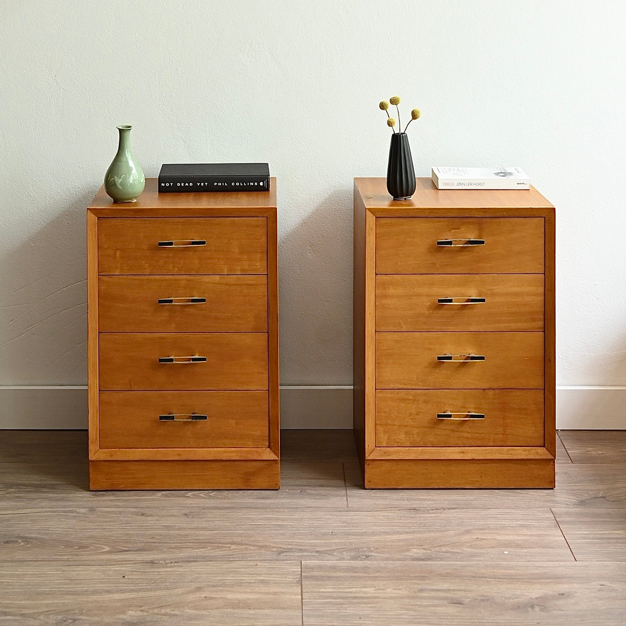 Mid Century Maple Bedside Table Craftsman Made