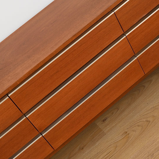 Mid Century Teak “Fleredo” Dresser Drawers by Fler