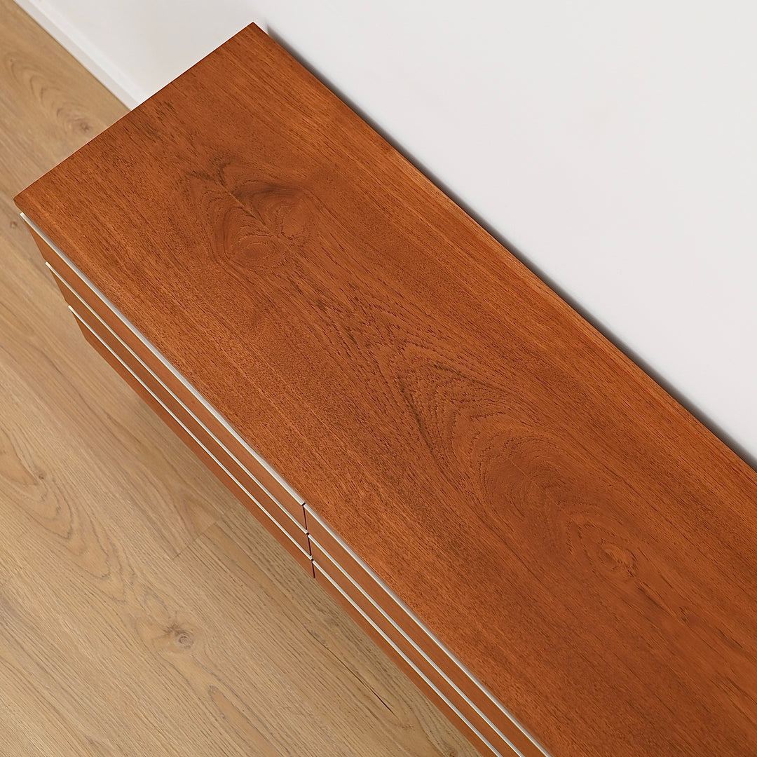 Mid Century Teak “Fleredo” Dresser Drawers by Fler