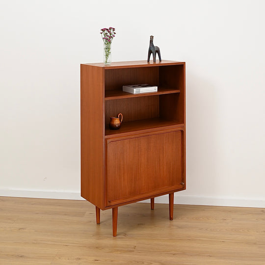 Mid Century Teak Sideboard Buffet Bar Cabinet by Chiswell