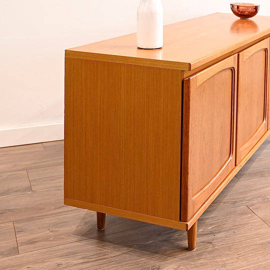 Mid Century Teak Sideboard LP Record Cabinet by Noblett