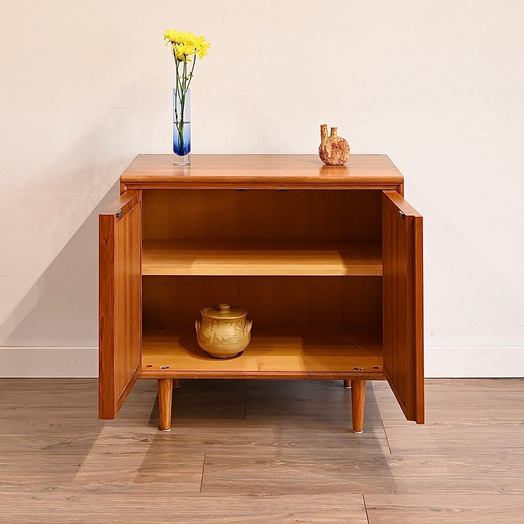 Mid Century Teak Sideboard LP Record Cabinet by Chiswell