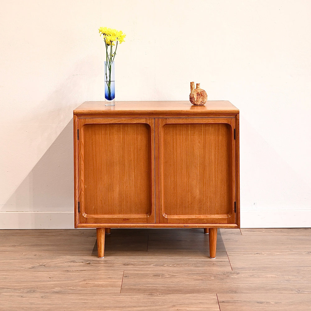 Mid Century Teak Sideboard LP Record Cabinet by Chiswell