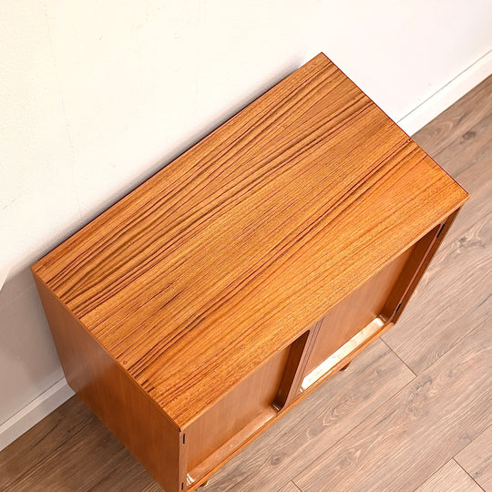 Mid Century Teak Sideboard LP Record Cabinet by Chiswell