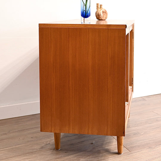 Mid Century Teak Sideboard LP Record Cabinet by Chiswell