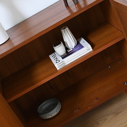 Mid Century Teak Sideboard LP Record Cabinet by Chiswell