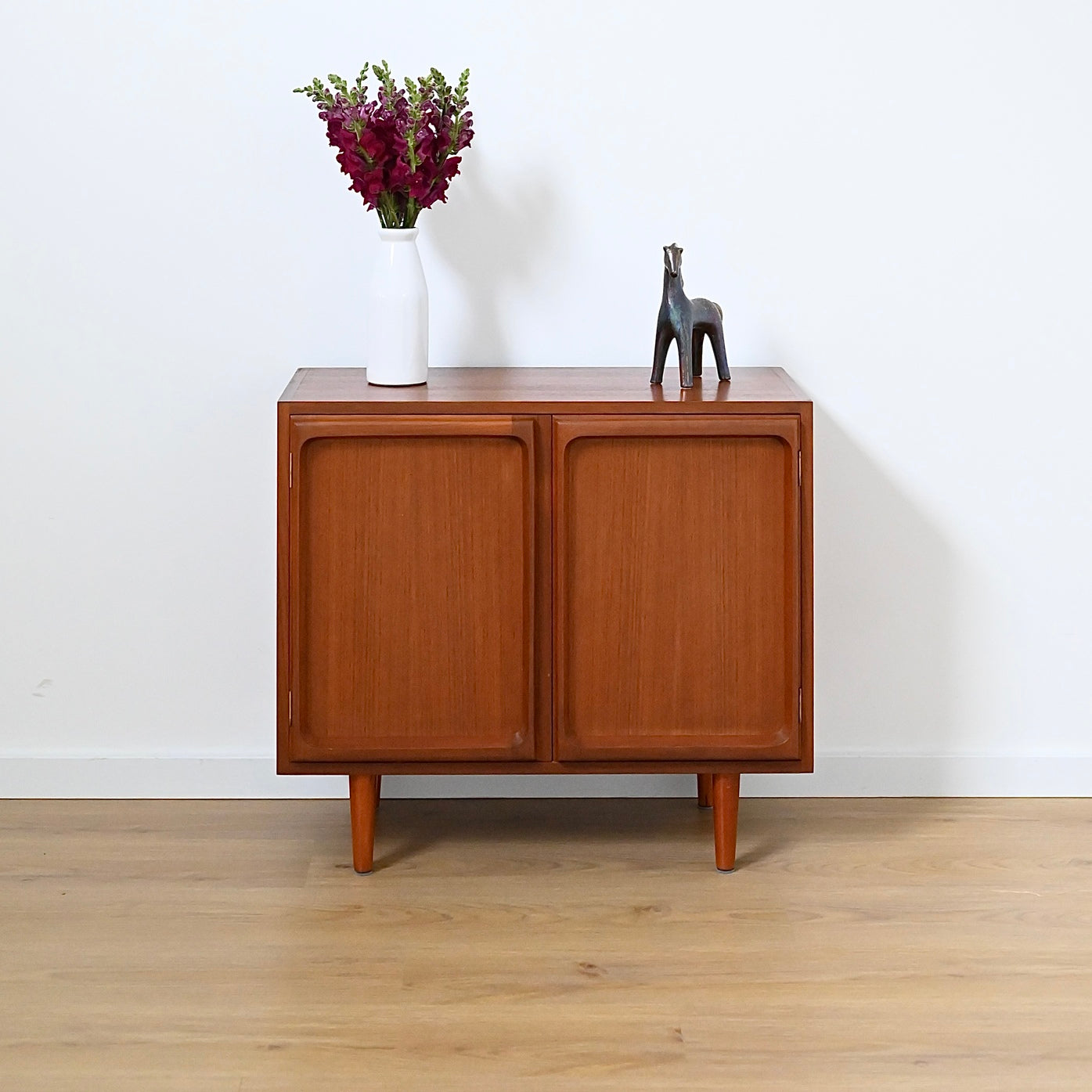 Mid Century Teak Sideboard LP Record Cabinet by Chiswell