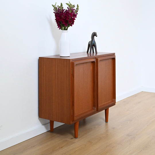 Mid Century Teak Sideboard LP Record Cabinet by Chiswell