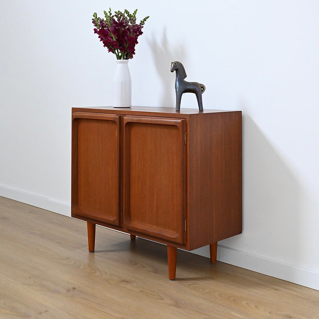 Mid Century Teak Sideboard LP Record Cabinet by Chiswell