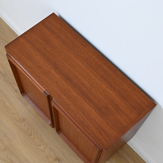 Mid Century Teak Sideboard LP Record Cabinet by Chiswell
