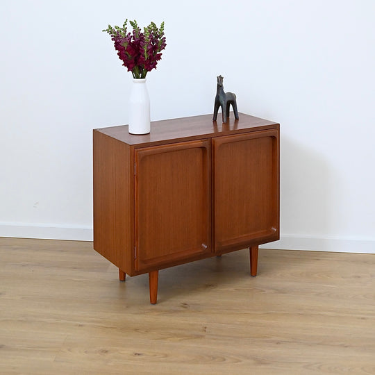 Mid Century Teak Sideboard LP Record Cabinet by Chiswell