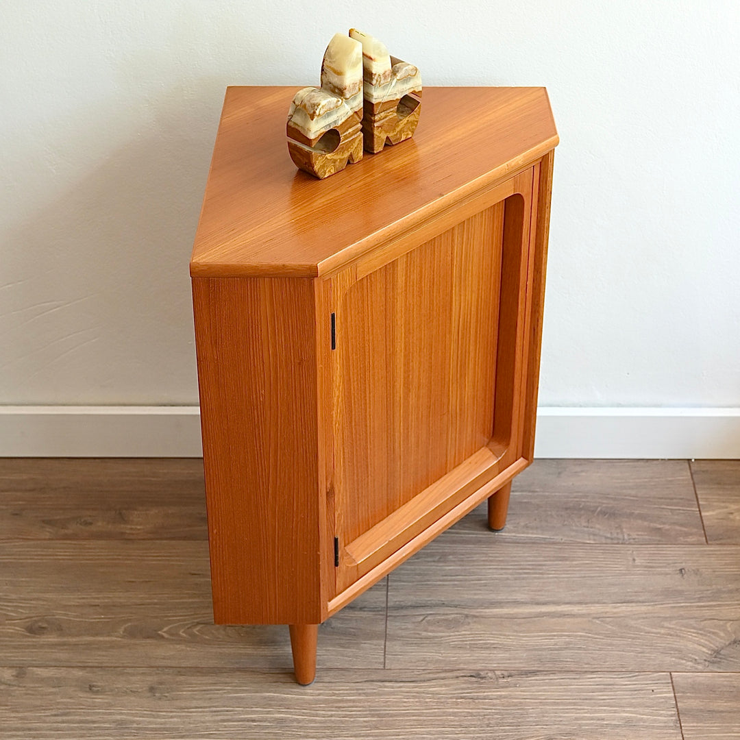 Mid Century Teak Sideboard Corner Cabinet by Chiswell