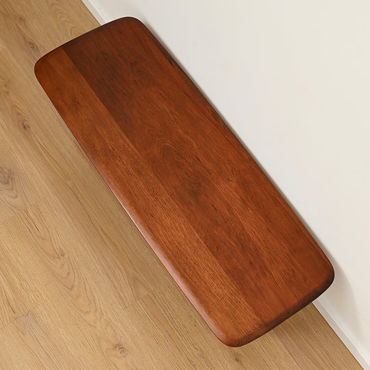 Mid Century Teak and Blackwood " Fisco" Coffee Table with Magazine Rack by T.H Brown