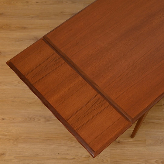 Mid Century Teak Extension Dining Table by John Grimes - Refinished